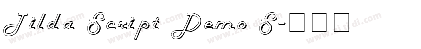 Tilda Script Demo S字体转换
